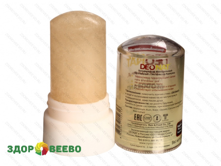 фото Мин. дез."Кристалл-ДеоНат"с КУРКУМОЙ, стик, 60 гр желтый