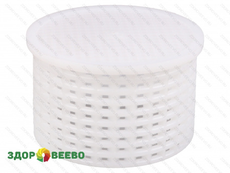 фото Форма для сыра Камамбер (цилиндрическая перфорированная полимерная d100x57mm)