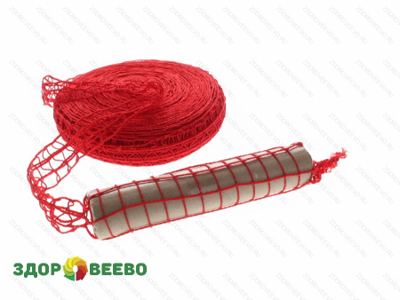 фото Сетка для колбасы 40х6 Классик красная, 50 м.пог.