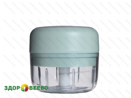 фото Мини-блендер для овощей 100ml, зеленый