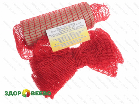 фото Сетка для колбасы 125х36, красная 3,5 метра