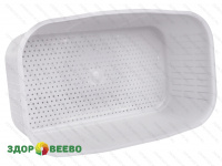 фото Прямоугольная форма (с закругленными углами) Anelli Lodi для сыра, для Рикотты и творога. На 2000 гр.