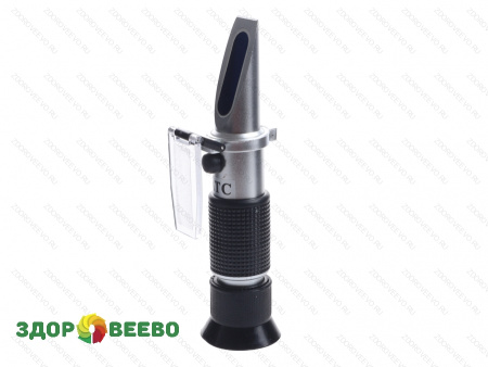 фото Рефрактометр для антифриза, электролита, незамерзающей жидкости, Adblue (с АТС) в пластиковом боксе