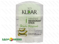 фото Дезодорант-Кристалл DEOKLEAR с экстрактом алоэ (twist up), 70 гр