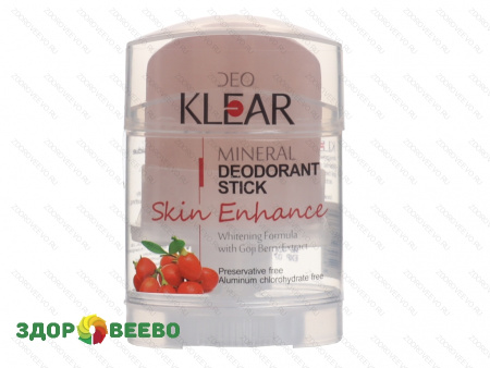 Дезодорант-Кристалл DEOKLEAR с экстрактом ягод годжи (twist up), 70 гр