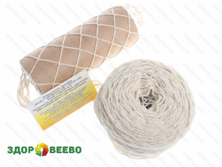 фото Сетка для колбасы Ромб-Эластик 80-125/6, белая, 50 м.пог.