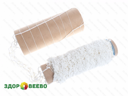 фото Сетка для колбасы 50-125х4 Вектор-Спираль, белая, ПЭ, 10 м.пог.