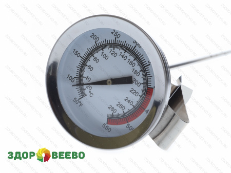 Механический кухонный термометр для пищи, длина зонда 40 см