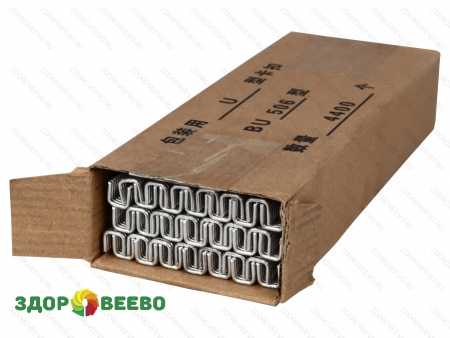 фото Клипсы BU506 для ручного клипсатора CY-SU50, размер 11,5х11,5 мм, упаковка 3700 шт