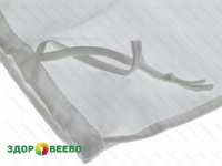фото Мешок лавсановый со шнурком прямоугольный 20х15 для отжима творога и сырного зерна