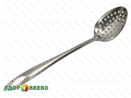 фото Ложка-шумовка стальная большая