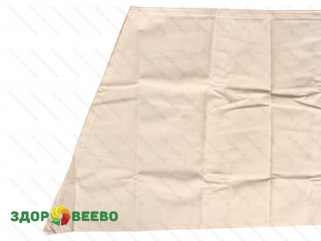 фото Мешок со скошенным углом 80х65х40 для отжима творога и сырного зерна (бязь суровая, 146 г/м.кв.)